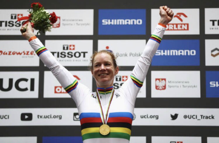Sooooo happy to become WORLDCHAMPION omnium again! #pruszkow2019 #🌈