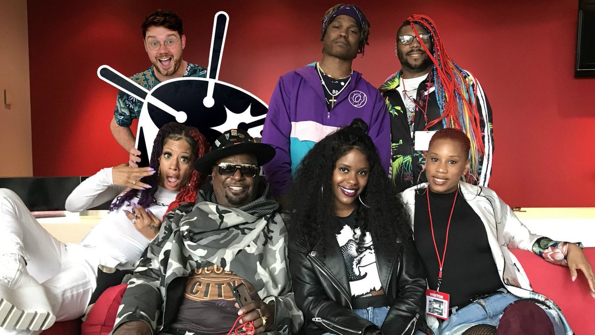 timshiel's tweet photo. Iโm on your tv today with the legendary @george_clinton - chuck your telly on @ABCTV at 12:30pm to catch a bit of our chat on #TheMixABC https://t.co/0pgwI8weR0