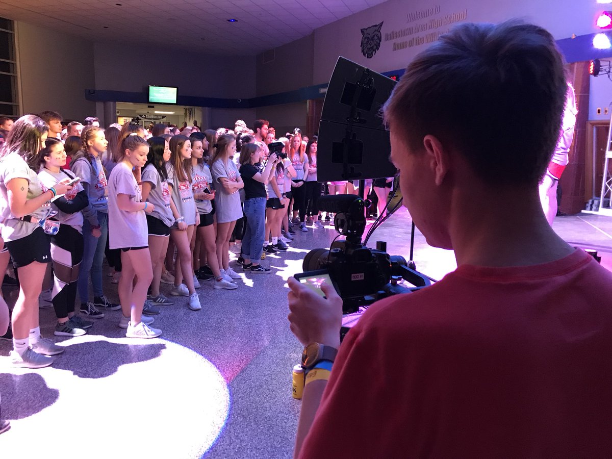wildcattv's tweet image. The #WCATTV crew is covering every minute of this year’s @dtownminithon. The pressure is on to have a finished video ready for the closing ceremony at 7am. 🎥  #ftk