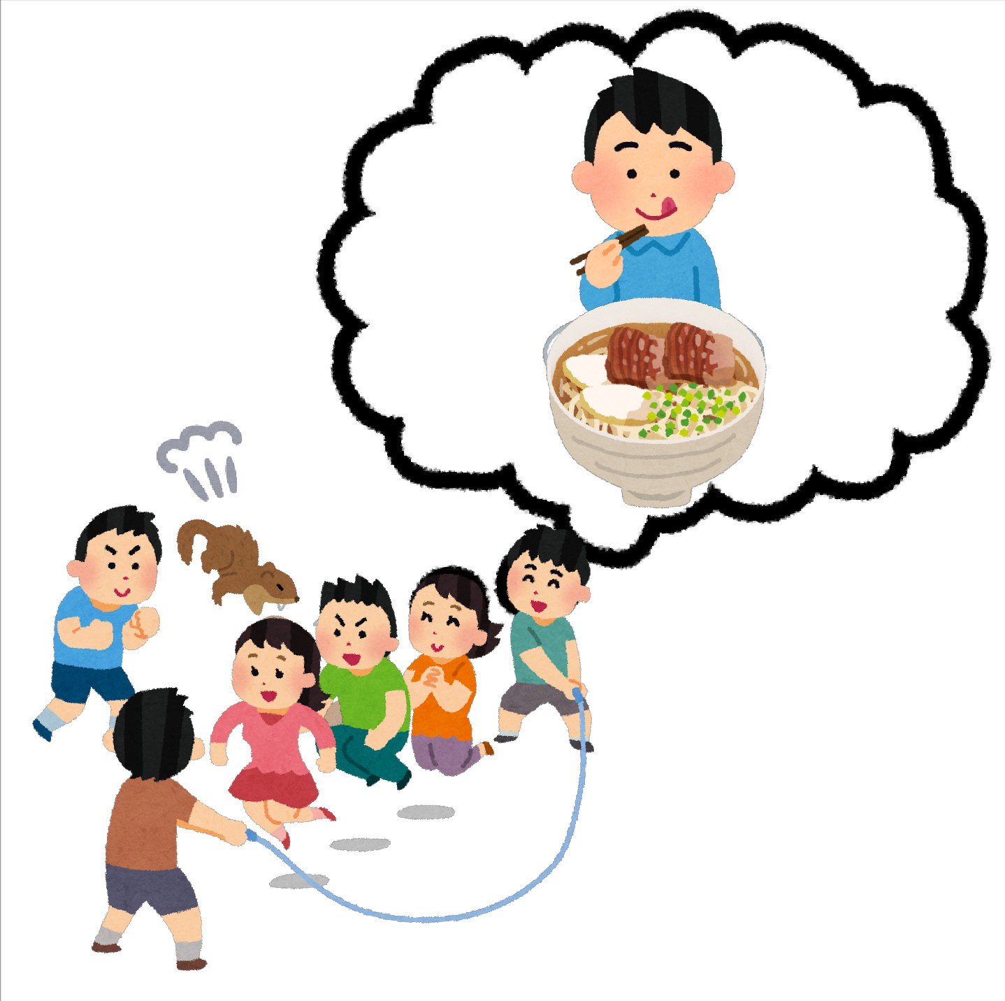 まいチクをいらすとやで再現 Dayukoume 再現難易度 使ったイラスト 6枚 ふきだしのイラスト ソーキそば 沖縄そばの イラスト 食事をする人のイラスト 男性 箸 ハブ対マングースのイラスト 大縄跳びのイラスト 漫符のイラスト 怒った湯気 まいにち