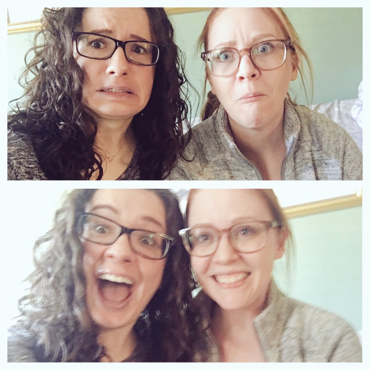 AnesthesiaAgnes's tweet photo. A year ago today - our CaRMS before/after Match faces! I screamed so loud my neighbors told me the next day they even knew I’d matched. Cheers to a year of new friends and colleagues, adventures in learning and the best start to my career with @OttAnesthesia #CaRMS2018 @CaRMS_CA https://t.co/htZxD16I4I