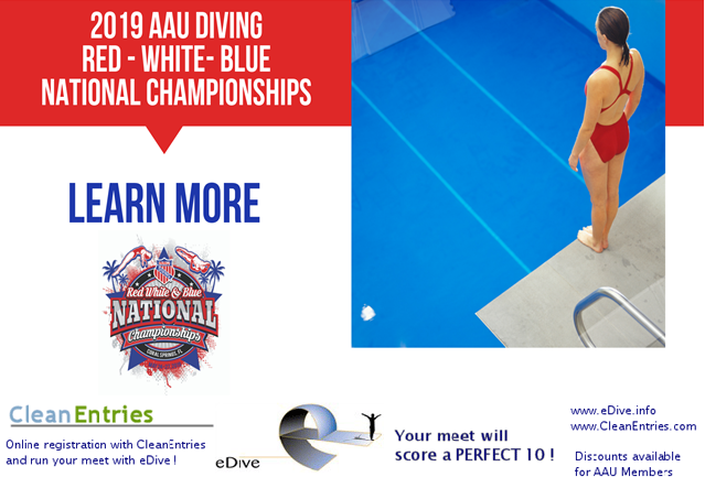TheRealAAU's tweet photo. Everything you need to know about this year's AAU Diving Red-White-Blue National Championships in one click! https://t.co/dWM78NI4iX
#WeAreAAU #AAUSports #AAUDiving https://t.co/k11JVz3CXj