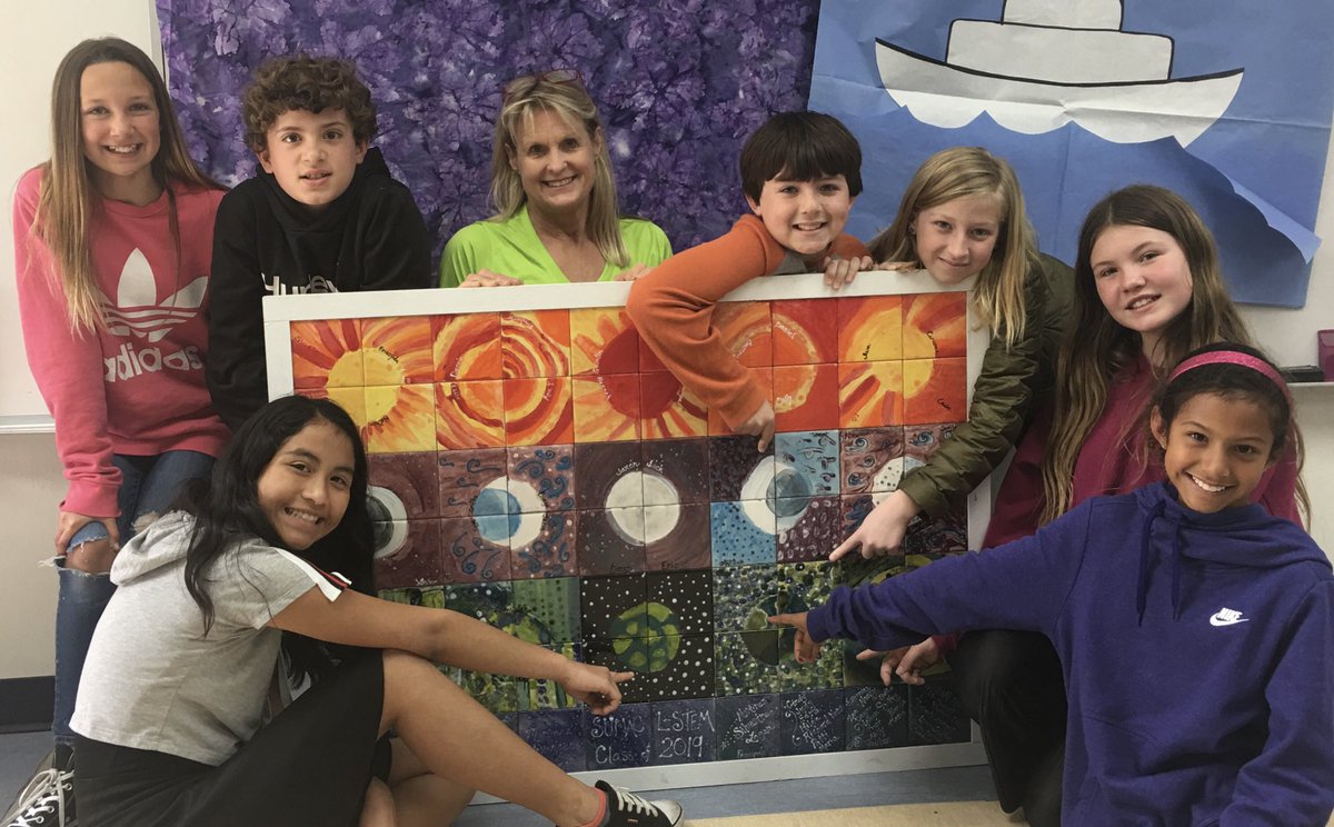 SteamSoCal on Twitter "5th Grade Voyagers SumacLSTEM created a mural