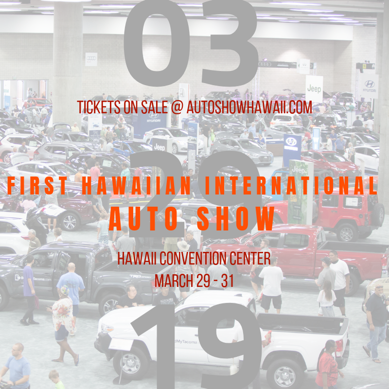HawaiiAutoShow's tweet photo. The #HIAutoShow starts in just 4 weeks! Get your discounted tickets online now at https://t.co/UOWQBjFC2Q. https://t.co/Szf1Mkukmb