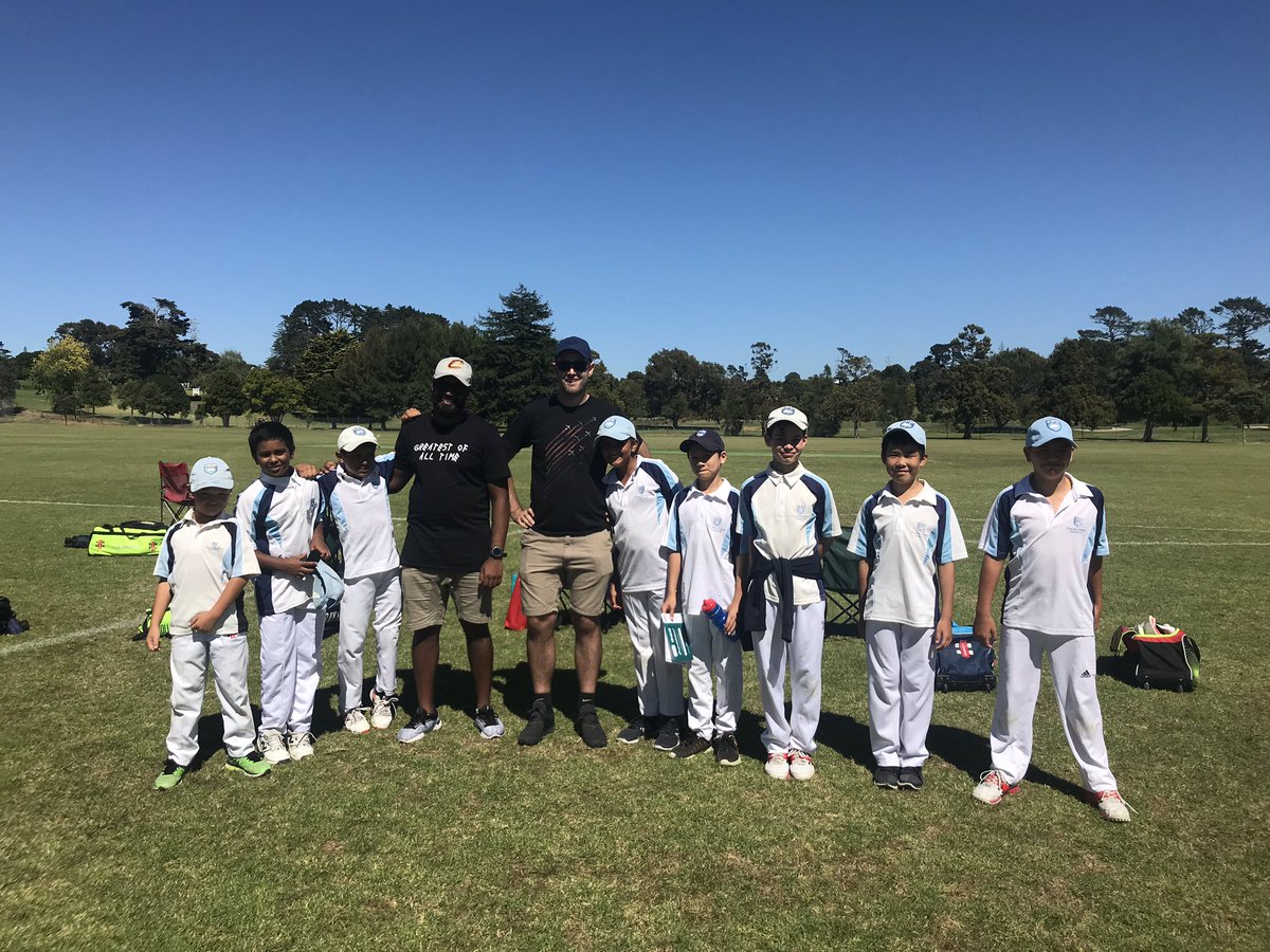 Watching our Stonefields lads playing a game of cricket. Well done for the win! <a href="/StonefieldsSch/">Stonefields School</a>