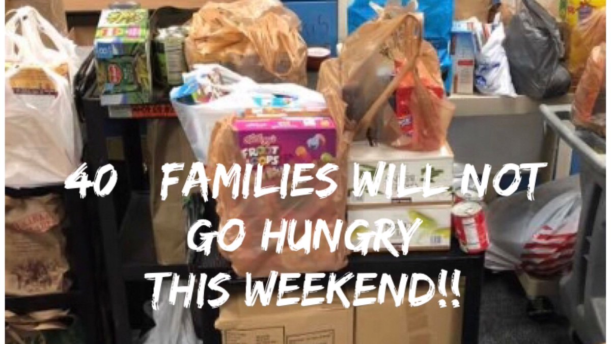 ddms4H's tweet photo. 40+ families received bags filled with meals for the weekend today @DDMSDragons #weekendwithouthunger https://t.co/4MwfIW46jQ