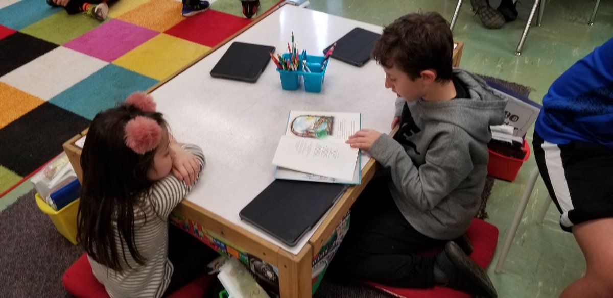 ObergClass's tweet photo. Reading buddies with Mrs. Fletcher's class. @NHE_HCS @FletcherInFirst #onehope https://t.co/Z7gDHCvpHF