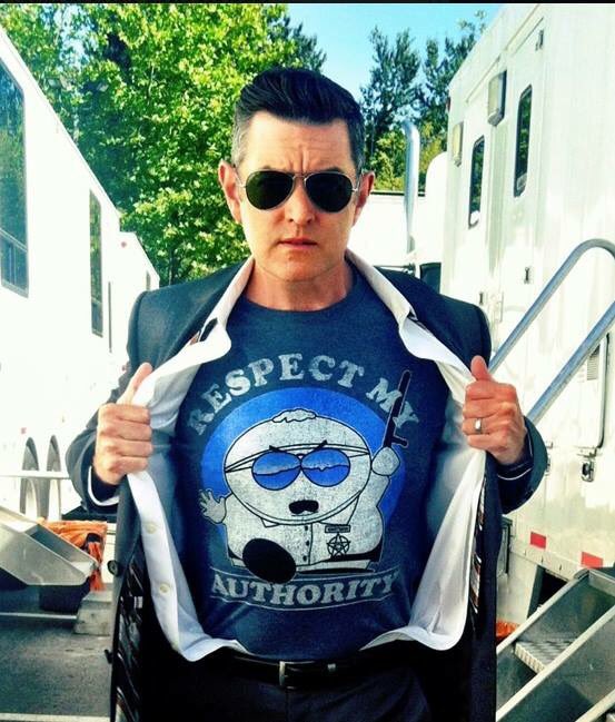 Omundson's tweet image. #FBF  in honor o Psych  theMovie the Sequel going in to production   Very soon and  climbing  Back into Lassiter’s  peculiar headspace #suck it Stroke!