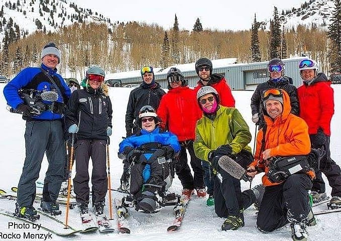 TETRADAPT's tweet photo. Friends! Here's the feel-good story we've been waiting for... NBC News recently came to Utah to film the story of the Tetraski. The story will air SUNDAY, MARCH 3rd at 7:00 a.m. on the "SUNDAY TODAY SHOW WITH WILLIE GEIST" with correspondent Harry Smith. I'm so proud of our team. https://t.co/TsHdvTRGMb