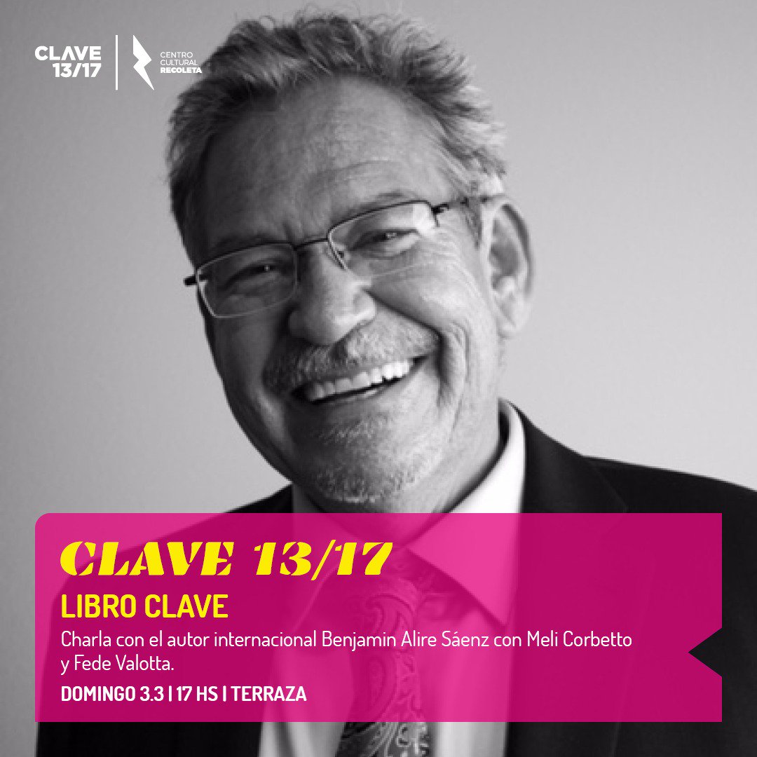 RONRBooks's tweet photo. Benjamin Alire Sáenz, el autor de "La lógica inexplicable de mi vida" llega a la Argentina!! Estará presentándose en un reportaje público este domingo en el Centro Cultural Recoleta. IMPERDIBLE #BenjaminEnArgentina  #BenjaminEnElRecoleta https://t.co/7QCDeR5Sh6