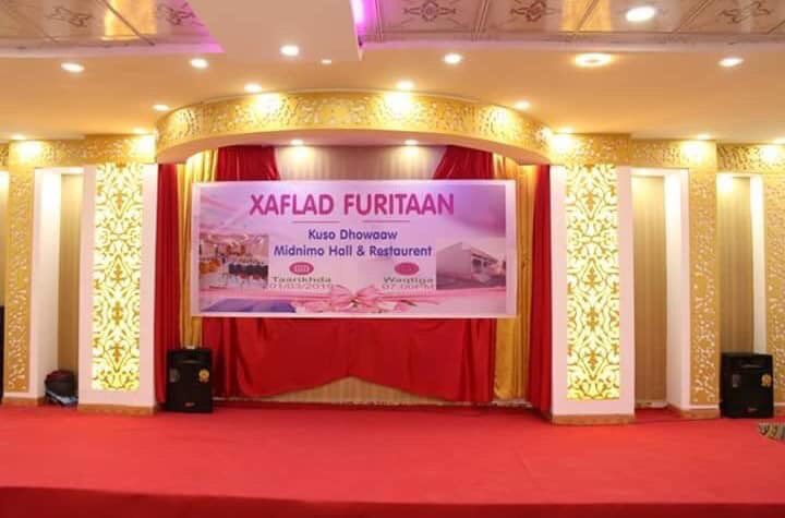 GalmudugDev's tweet photo. Midnimo (unity) Hall, Garden, and Restaurant opened in #Dusmareb, #Galmudug today. The hall, Garden and Restaurant by the same name was opened by a Somali businesswoman. https://t.co/rkRLNLp4oF