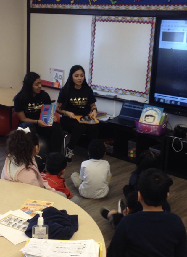 JoseJimenezWNY's tweet photo. @MHS_WNY students from the Student Council read to students @wnyhlb for #ReadAcrossAmerica. Thank you to Miss Hoffman and Mr. Pirillo. #stucomhs @SuperintClara @StacyOlivero58 @WestNYSchools @Scott_Wohlrab https://t.co/PbGoLOJoF6