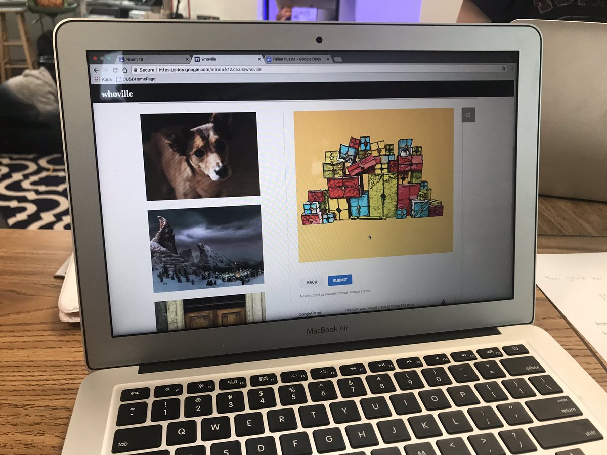 cutlerkevin1's tweet image. Digital escape rooms made w/#googleforms & #GoogleSite by @oisbulldogs web design Ss. @delreydolphins Gr5s tried them out today. Great logical reasoning, problem solving, perseverance, & teamwork @OrindaSchools #TeamDelRey #WeAreOrinda #EdTechOrinda #OISBulldogs