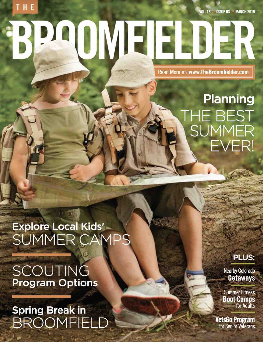 The March 2019 issue of The Broomfielder magazine is online and in the mail to 35,000 homes and businesses.  Visit our NEW website at thebroomfielder.com/pages/current-… to read it online.