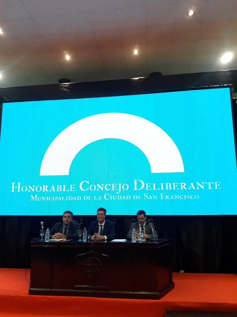 IgnacioGAresca's tweet photo. Apertura de sesiones 2019 del HCD. Salón Amigos del Bien. #BalanceGestión #Proyectos2019 #SanFrancisco https://t.co/sFbFCcICqu