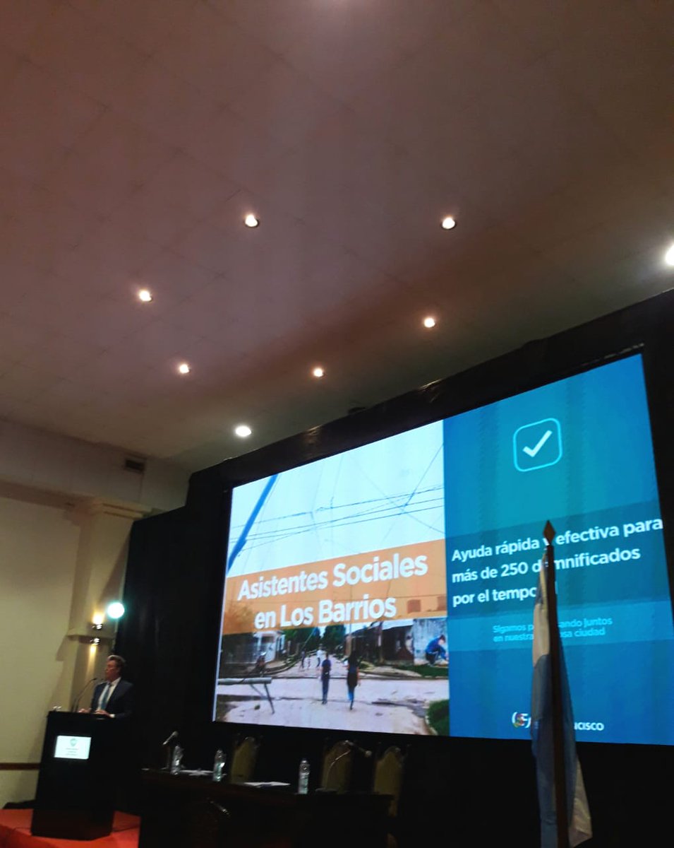 IgnacioGAresca's tweet photo. Apertura de sesiones 2019 del HCD. Salón Amigos del Bien. #BalanceGestión #Proyectos2019 #SanFrancisco https://t.co/sFbFCcICqu
