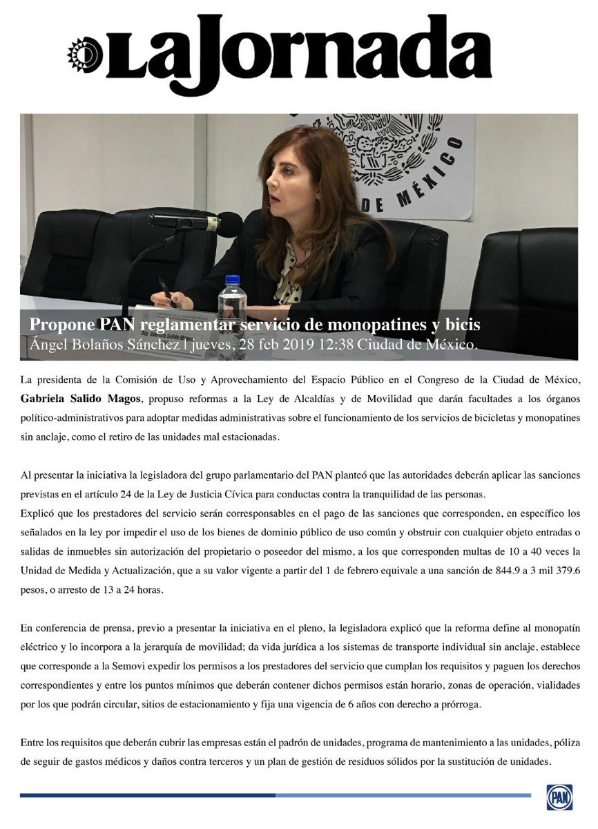👂🏽¿Escuchaste algo sobre la regulación de monopatines y bicis sin anclaje? 

¡Échate un clavado a esta info! 👀 

La dip. <a href="/gabysalido/">Gaby Salido</a> propone ciertas medidas para que todos podamos convivir de manera armoniosa en el Espacio Público.

¡Ya era hora! 👏🏽 👍🏽