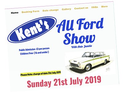 Kent's All Ford Show - 21st July 2019
Aylesford, Kent, ME207BX
£7 for car, driver and one passenger plus ticket via recorded delivery 
Closing date 22nd June. Booking details here...
forum.fordsierraclub.co.uk/viewtopic.php?…