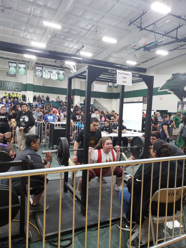 kates_will's tweet photo. Really proud of @MaddieStevens91 and her accomplishments this season. Represented LG with CLASS in Region V Powerlifting. She will be a force to be reckoned with next year! #IronSharpensIron #LGStrong https://t.co/DkSIidDnbQ