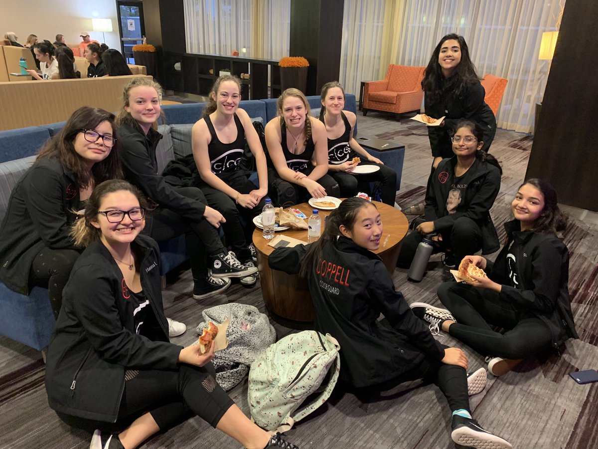 CoppellHigh's tweet photo. Good luck to @CoppellBand Colorguard ready to compete at #WGITulsa Regionals #CowboysUnite @CoppellFineArts https://t.co/Gto6asEOAJ