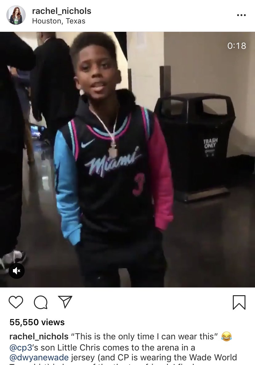 Tyler Edwards on X: .@CP3's kid rocked the same hoodie &