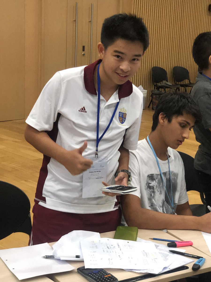 shbseniorschool's tweet photo. It has been a successful start to SEAMC! Here are some pictures of our students working on the open round yesterday evening. #maths #seamc #shrewsburyriverside https://t.co/i3LkTX7MWx