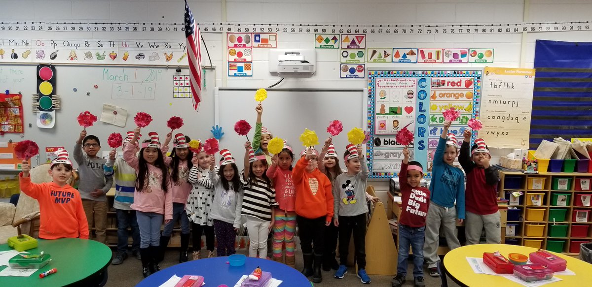 pusinka18's tweet photo. What a fun day! Officer Keil and my nephew came to read to us (unfortunately I messes up Officer Keil's picture 😥) Thank You! #drseussday @_RamsRock https://t.co/6uXkzZ4pvs
