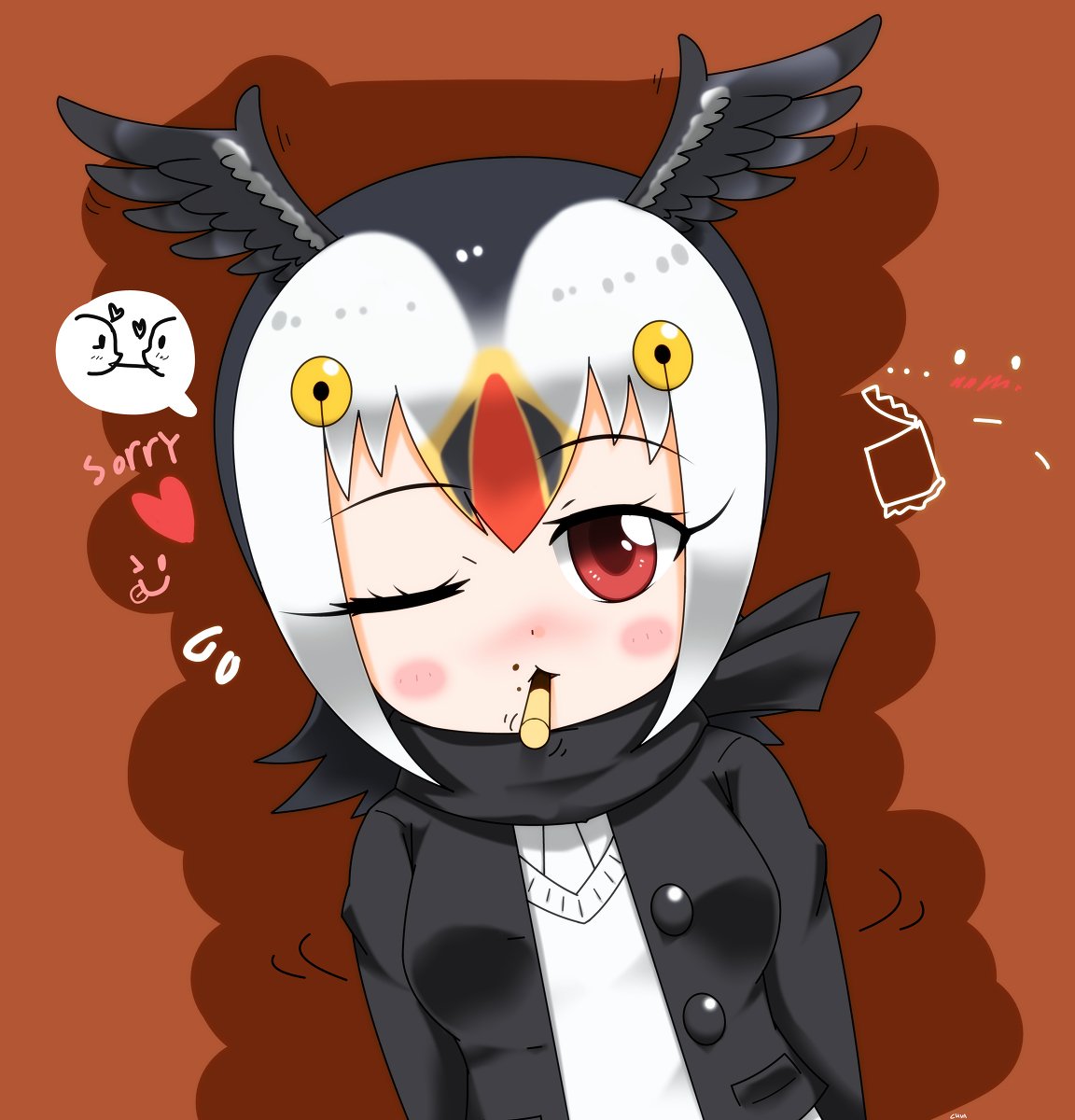 Hoyeechun Sorry Take A Bite けものフレンズ Kemonofriends ニシツノメドリ けものフレンズ パフィン けものフレンズ T Co Kgjk6zvfj1