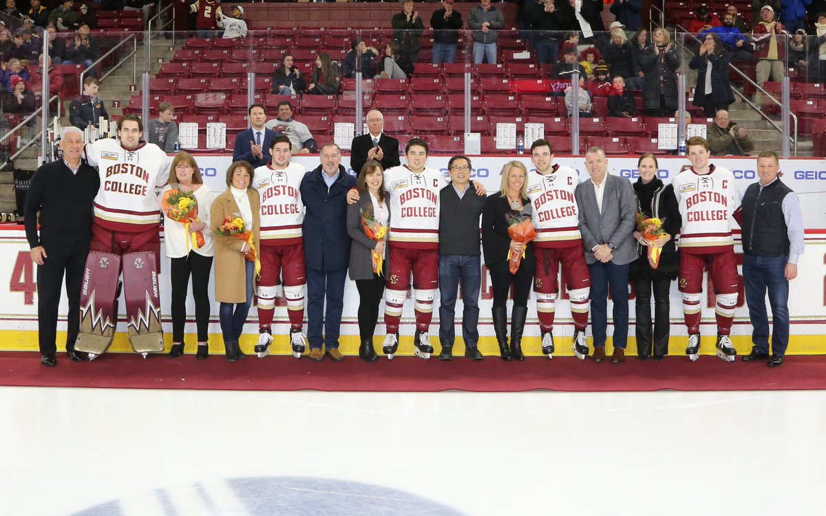 The Class of 2019 and their parents before tonight's game

#WeAreBC 🦅