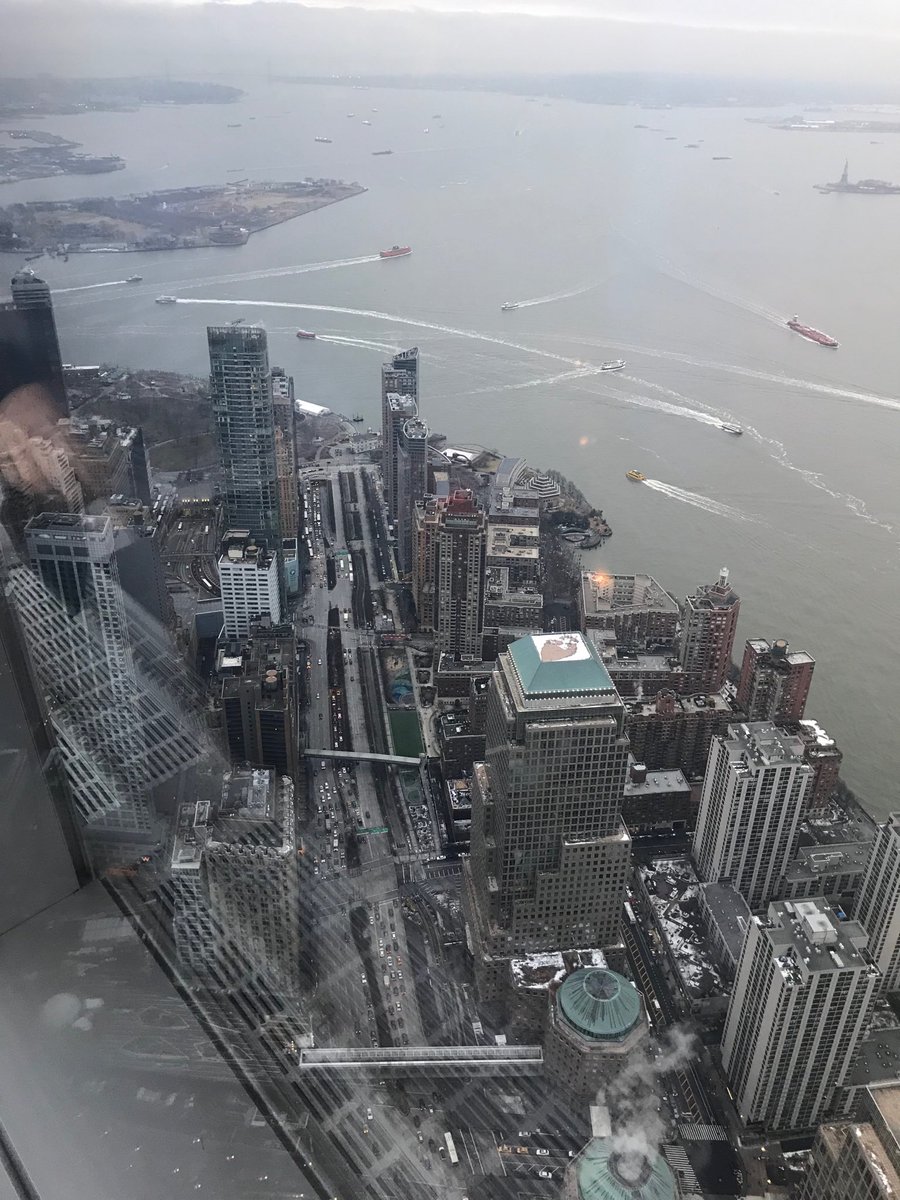 VAHSmusic's tweet photo. The view from the top of the new World Trade Center tower. #vahsmusicnyc2019 https://t.co/SW33jYscjc