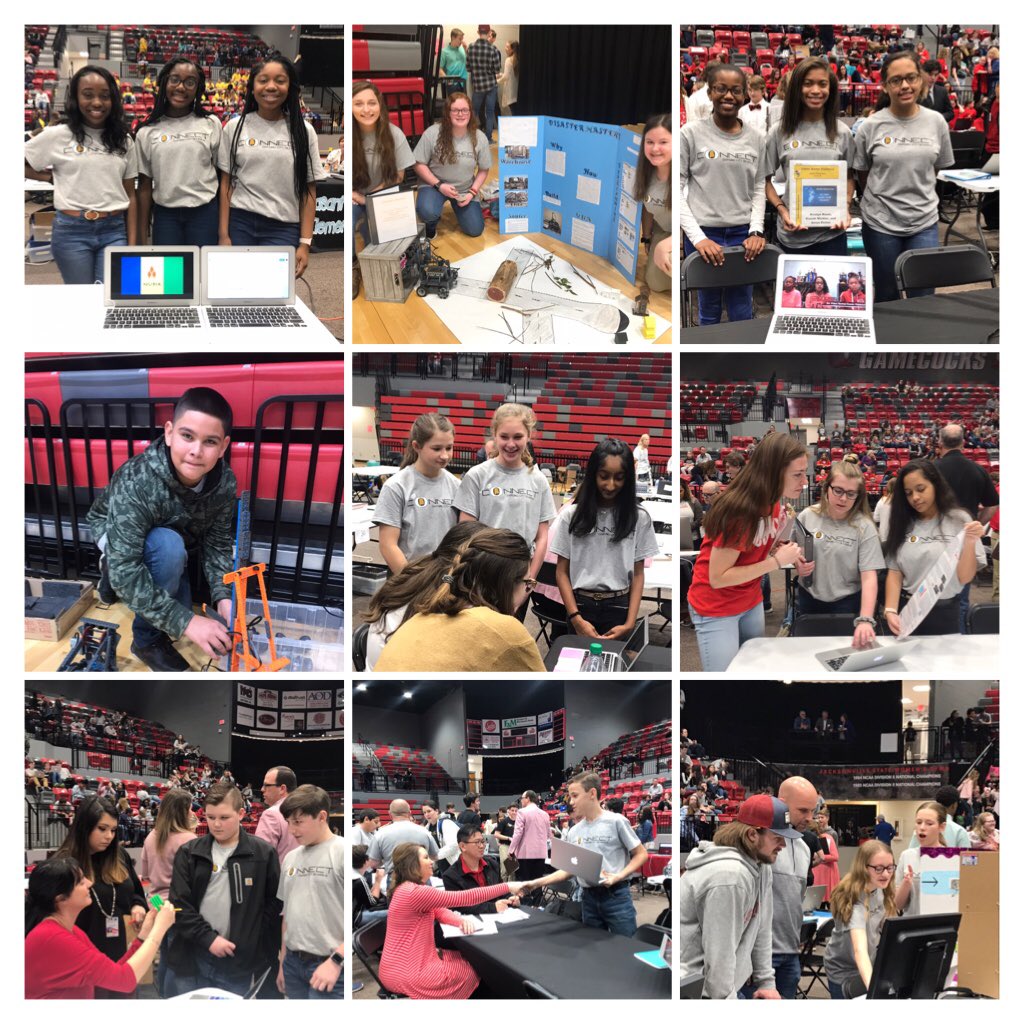 Such an amazing day of showcasing and learning at #ACTETechFair These kids are awesome! Thank you #JSUGamecocks for hosting. #GoBigO #OMSJacketLife