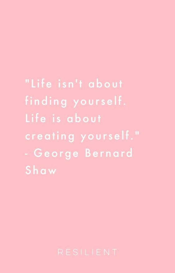 LifeAdvancer's tweet photo. Just Pinned to Quotes about Life: "Life isn't about finding yourself. Life is about creating yourself." - George Bernard Shaw #quote #quotes #inspirational #inspirationalquotes https://t.co/OGuaZFF6F2 https://t.co/ZcmAtpDnzE