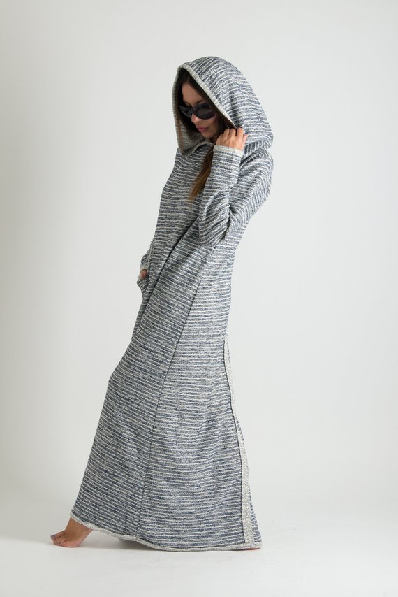 hoodie maxi dress plus size
