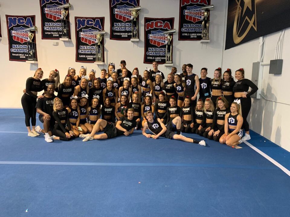 CEA_CodeBlack's tweet photo. Loving hanging out with our sister team @FLTopDog_Rain tonight! Canβt wait to watch you guys hit the mat tomorrow! #NCA #weliftothers #theworkisworthit #westunt #CodeBlack πΉπ€ https://t.co/72N5JxkoC8