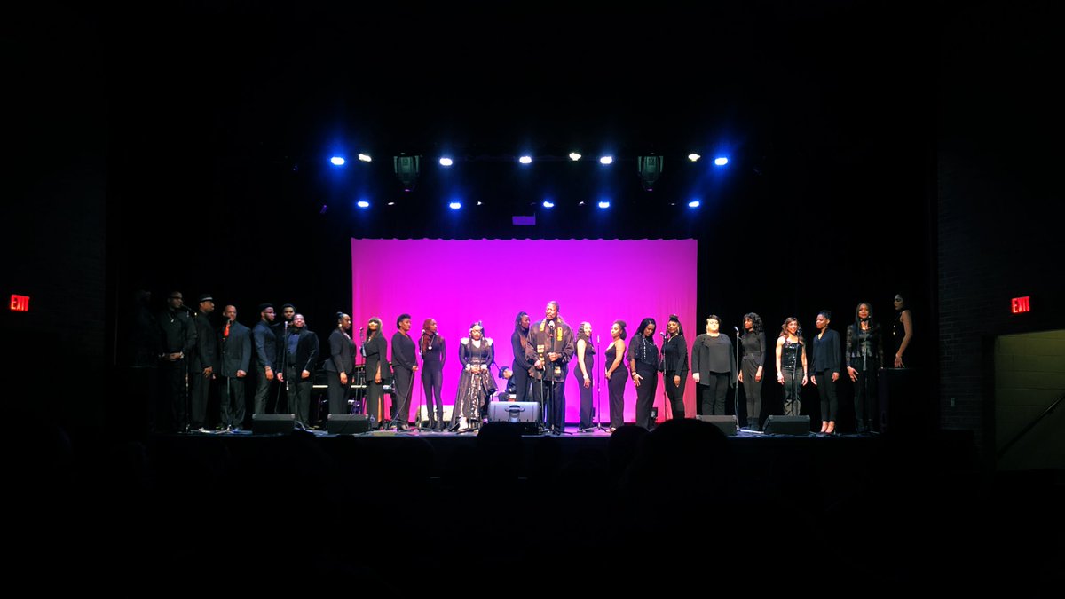 SamRosemark's tweet photo. Last night, I very much enjoyed BSU’s 42nd Soul Food Dinner and the performance by 3 time Grammy award winning @SoundsBlackness. What a way to close out #BlackHistoryMonth!
#OneRhythm https://t.co/R3eqPALi6r