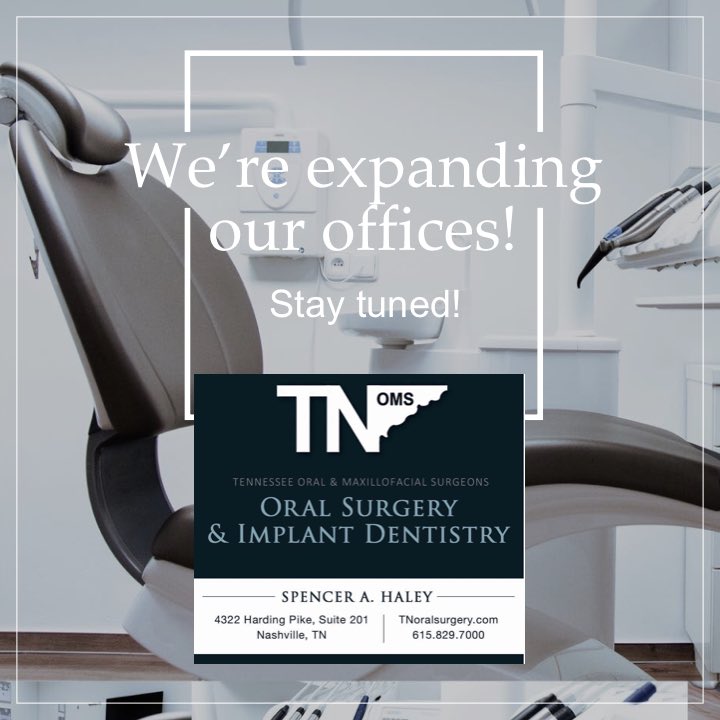 We’re expanding our offices!
Excited to announce our    office is growing!
#tnoralsurgery #drhaleyoms #Nashville #Dickson #NashvilleTN #DowntownNashville #NashvilleLife #NashvilleLife #thegulchnashville