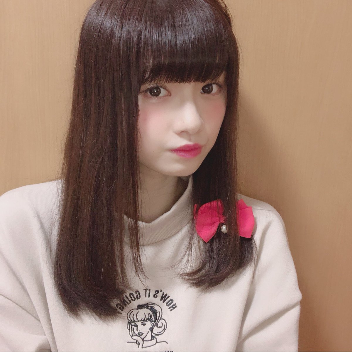 笑うと目が細くなっちゃうんです 。 #ノイミー #菅波美玲