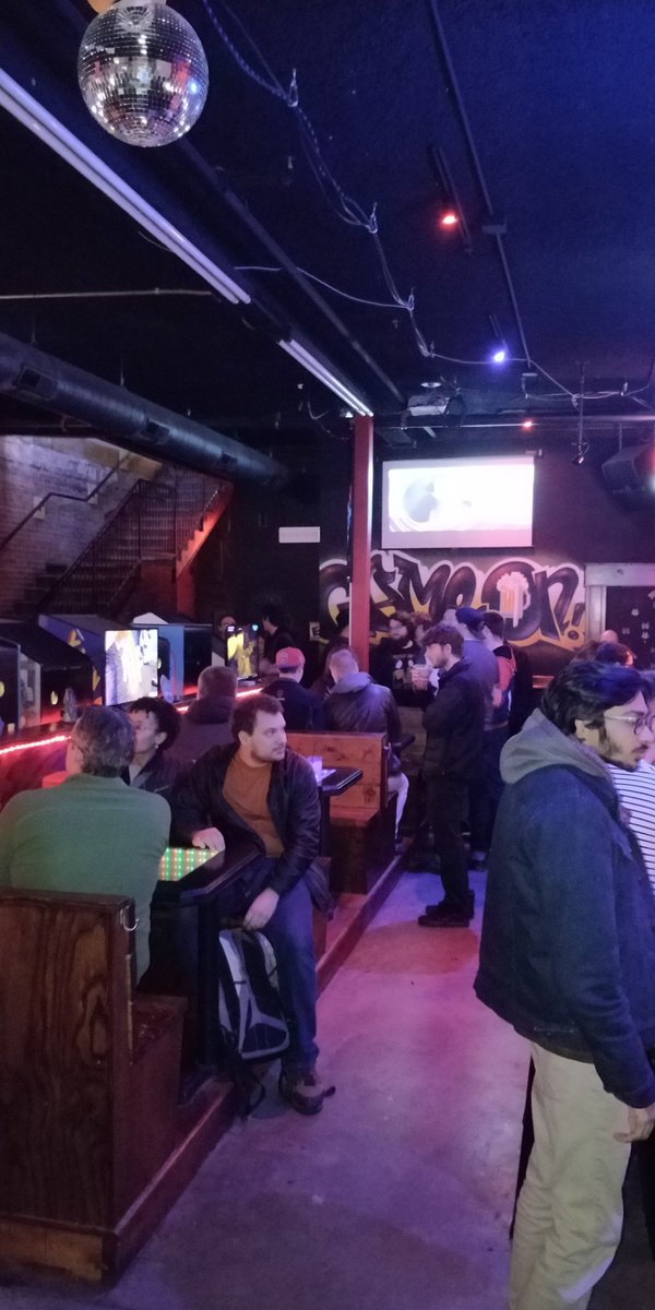 Rollossus_Game's tweet photo. We have officially released! Go buy our game! And enjoy these pictures from a launch party we threw (:
https://t.co/H08Ne5wY0H https://t.co/TnAfA1FkAj