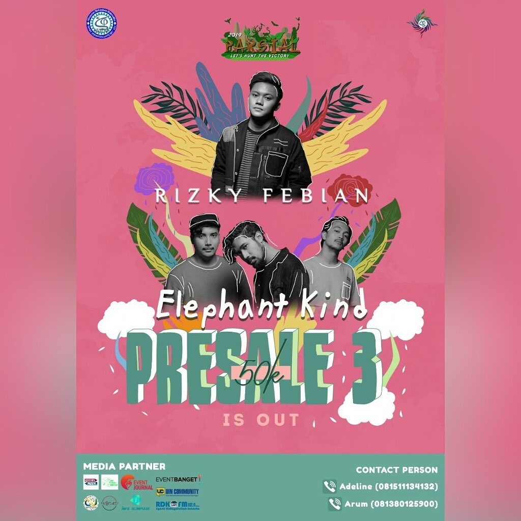 ‼️THE WAIT IS OVER‼️
🎟Get your ticket only 50k
For any inquiries, please kindly contact:
📞 Adeline: 081511134132
📞 Arum: 081380125900
__________________________________
☎Contact us!
Line ID : @uao9815e
IG : @parsialhimatika.uinjkt
Email : parsialhimatika.uinjkt@gmail.com