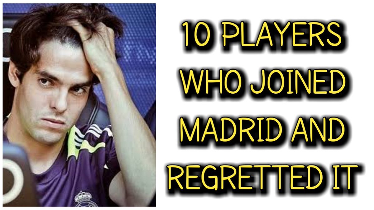 Box_2_Box_'s tweet photo. 10 PLAYERS WHO JOINED REAL MADRID AND REGRETTED IT
Watch Video HERE👇
https://t.co/oOIdtK7LsA
#Acmilan #mancity #ronaldo #realmadrid #madrid #losblancos #halamadrid #hazard #Edenhazard #chelsea #cristiano #Rodriguez #Bale ##chelseafc #cfc #rma #elclassico #bernabue #transfer https://t.co/IzpZNWKd4e