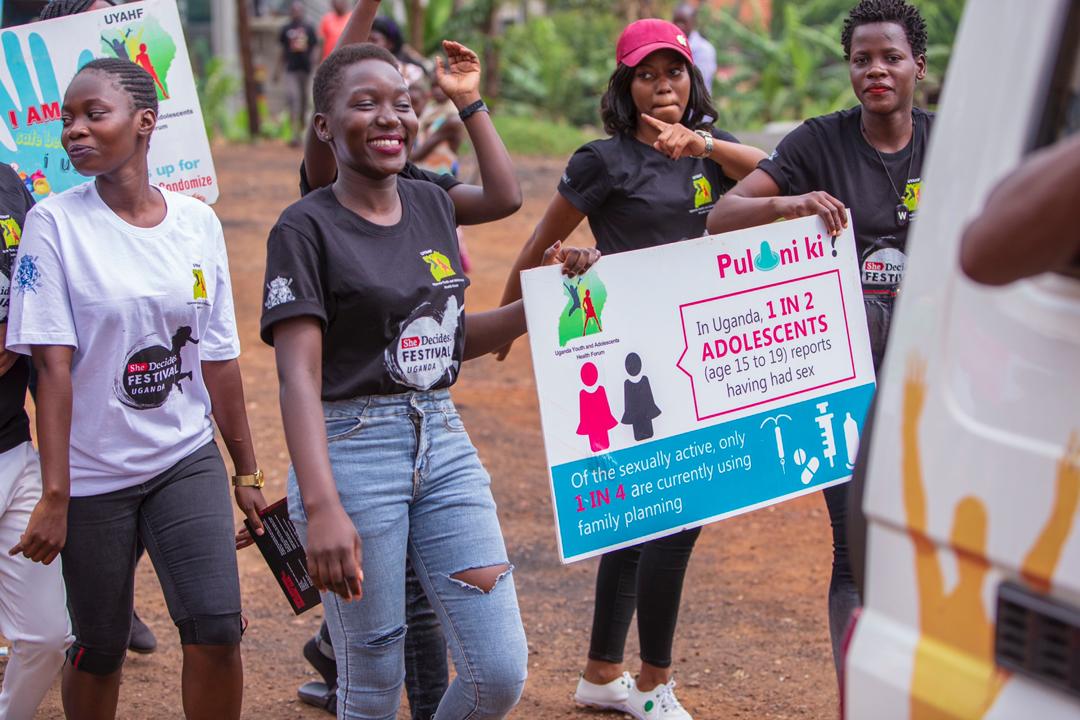 KasiitaMark's tweet photo. Current Moods at the 
#SheDecidesUg19 Festival happening now in Uganda, Kampala https://t.co/mk9UAlcyST