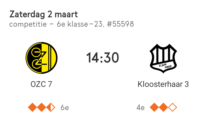 vvozc7's tweet photo. Matchday https://t.co/jEnRAlMa23 Wedstrijddetails https://t.co/5HREiB4D5D