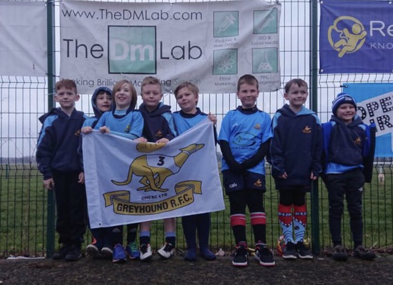 ghjuniors's tweet photo. Pups on tour!! @SaleSharksRugby Greyhound under 9s are coming for you! https://t.co/Pz5aStpf8l