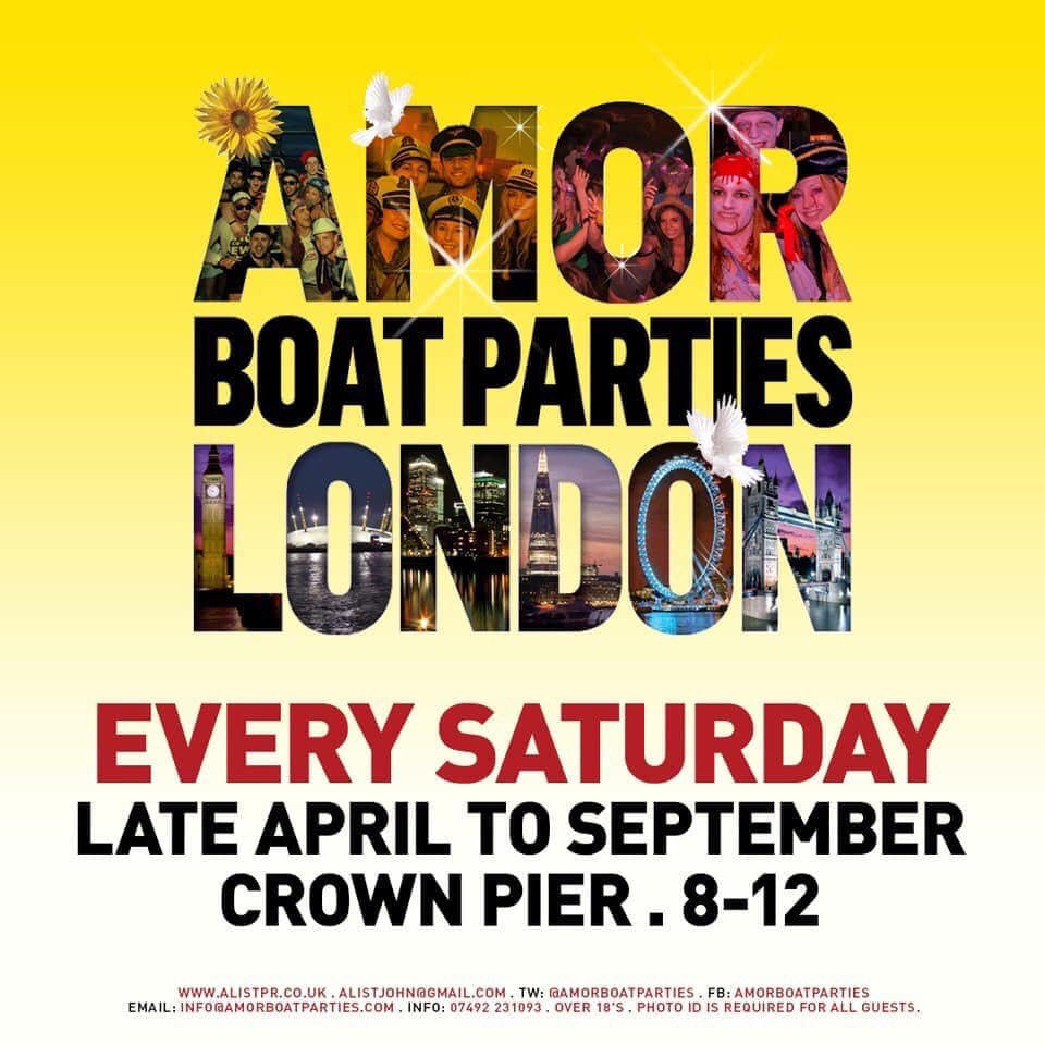 AList_PR's tweet photo. Join us on Saturday 20th April 2019 for the Opening party of our 2019 Boat Party Season ⚠️🔜☀️🎶✨
🧡Amor London Boat Party + Egg After-Party
Advanced RA link ➡️ https://t.co/XpxZjtCBME
Birthdays / Hen nights / Stag dos / Group Bookings: info@amorboatparties.com +44 7492 231093 https://t.co/KLyfBQx8HQ