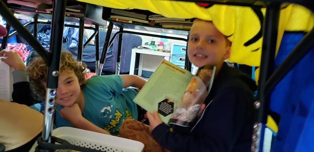 Grlgrdgate's tweet photo. Read Across America Day, complete with pajamas, pillows, stuffed animals, blankets for building forts, reading galore, and our special guest reader, @tsschmidty! #hvepride https://t.co/MMabyf1KCm