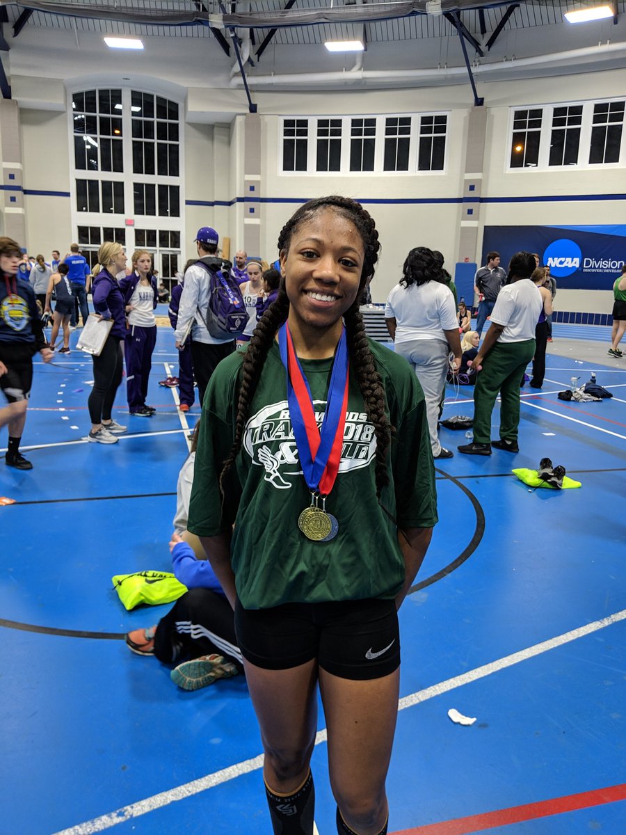 ladyknighttrack's tweet image. Seven Hicks a Double Winner!! Takes the 55 as well!! #knightspeed #FeedTheCats