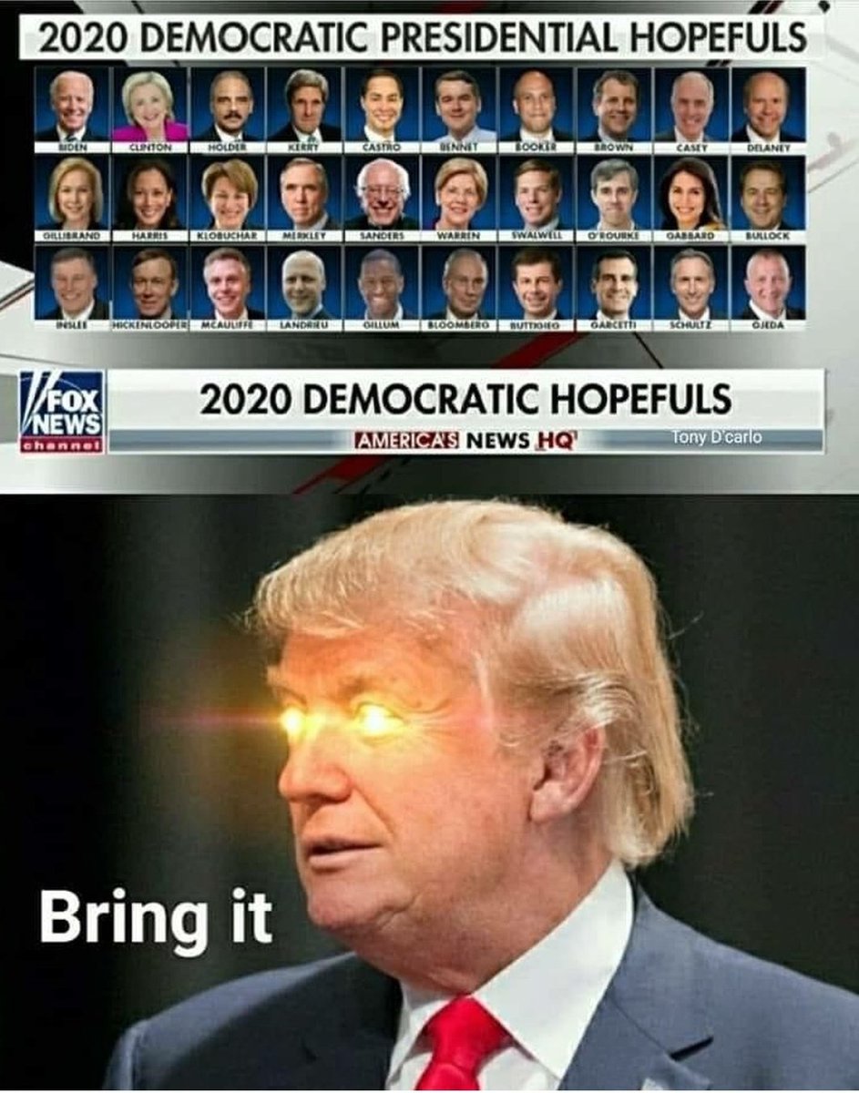 MemesConservat's tweet photo. The @TheDemocrats are so good are destroying there own party. https://t.co/9b1ph33KIh