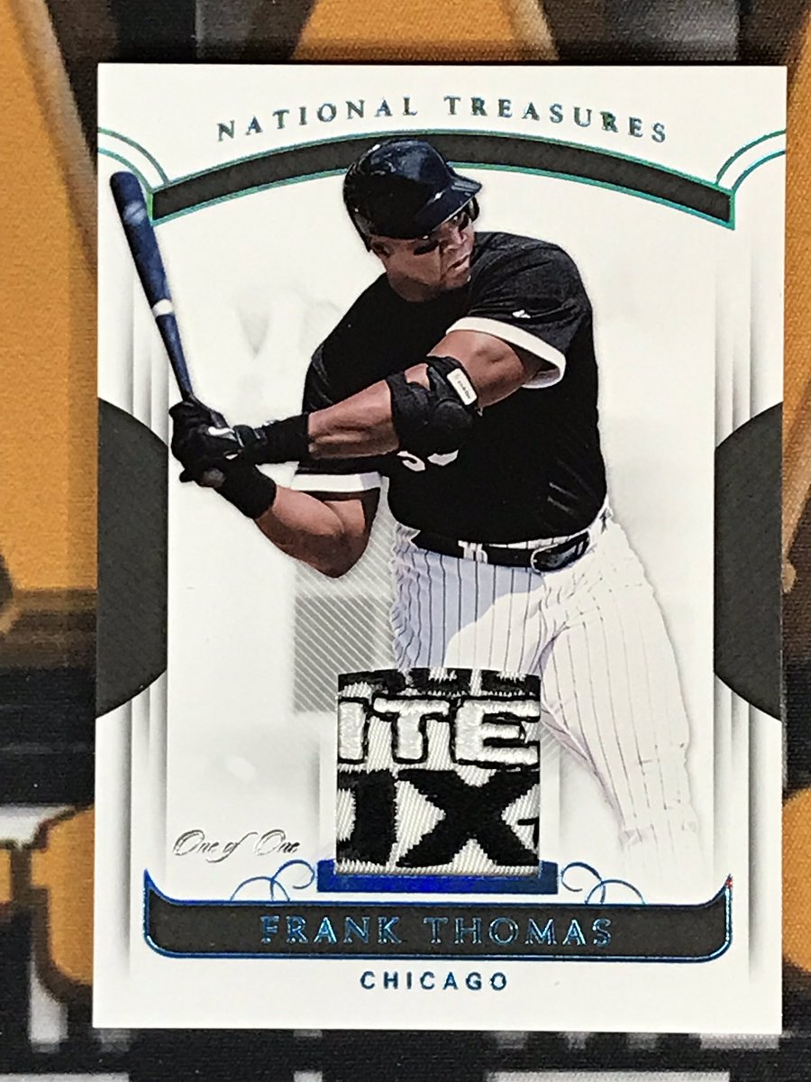 PWWCards's tweet photo. The Big Hurt showing up real nice in our NT break tonight! 💪@PaniniAmerica @whitesox https://t.co/xAgGFLg2eD