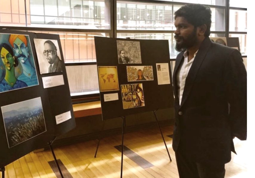 scribe_it's tweet photo. @beemji “In the movies, I saw Dr Ambedkar’s portrait only in police stations & courts, but never in the house of the lead actor, and that is precisely what I wanted to change through my movies.” Says @beemji at #Daliff @Dalitfilmfest https://t.co/HKbl3zqh7e