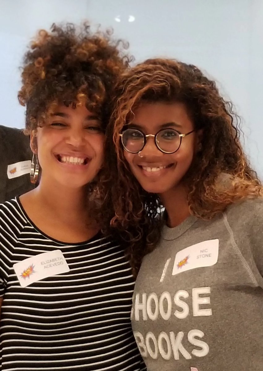 cscpbc's tweet photo. @BAMwpb Elizabeth Acevedo & Nic Stone Saturday noon panel on “Black Girls Front and Center!” @MyCityLibrary Mandel Library’s Festival of Books Art & Music @Clematis_Street @DowntownWPB @elizabethwrites @getnicced @subculturewpb @hullabaloowpb #VoltaireWPB #cscpbc #EveryParentPBC https://t.co/mTyjy2WZcw